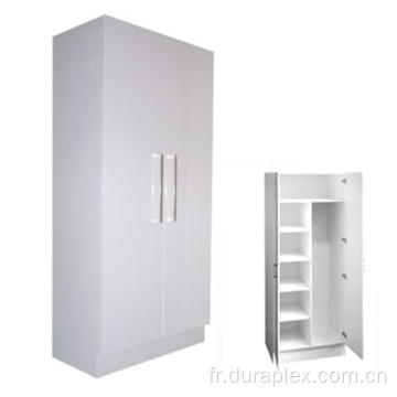 Pantry / Linge Armoire Double porte 80cm avec profondeur supplémentaire